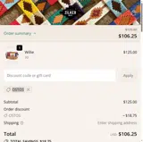 OSTOS coupon verification screenshot
