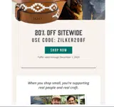 zilker20bf coupon verification screenshot