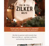 shopzilker20 coupon verification screenshot