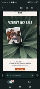 Zbdad30 coupon verification screenshot