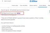 Spring coupon verification screenshot