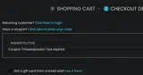 IMISSEDYOUTOO coupon verification screenshot