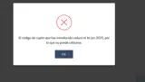 MEMORIAL coupon verification screenshot