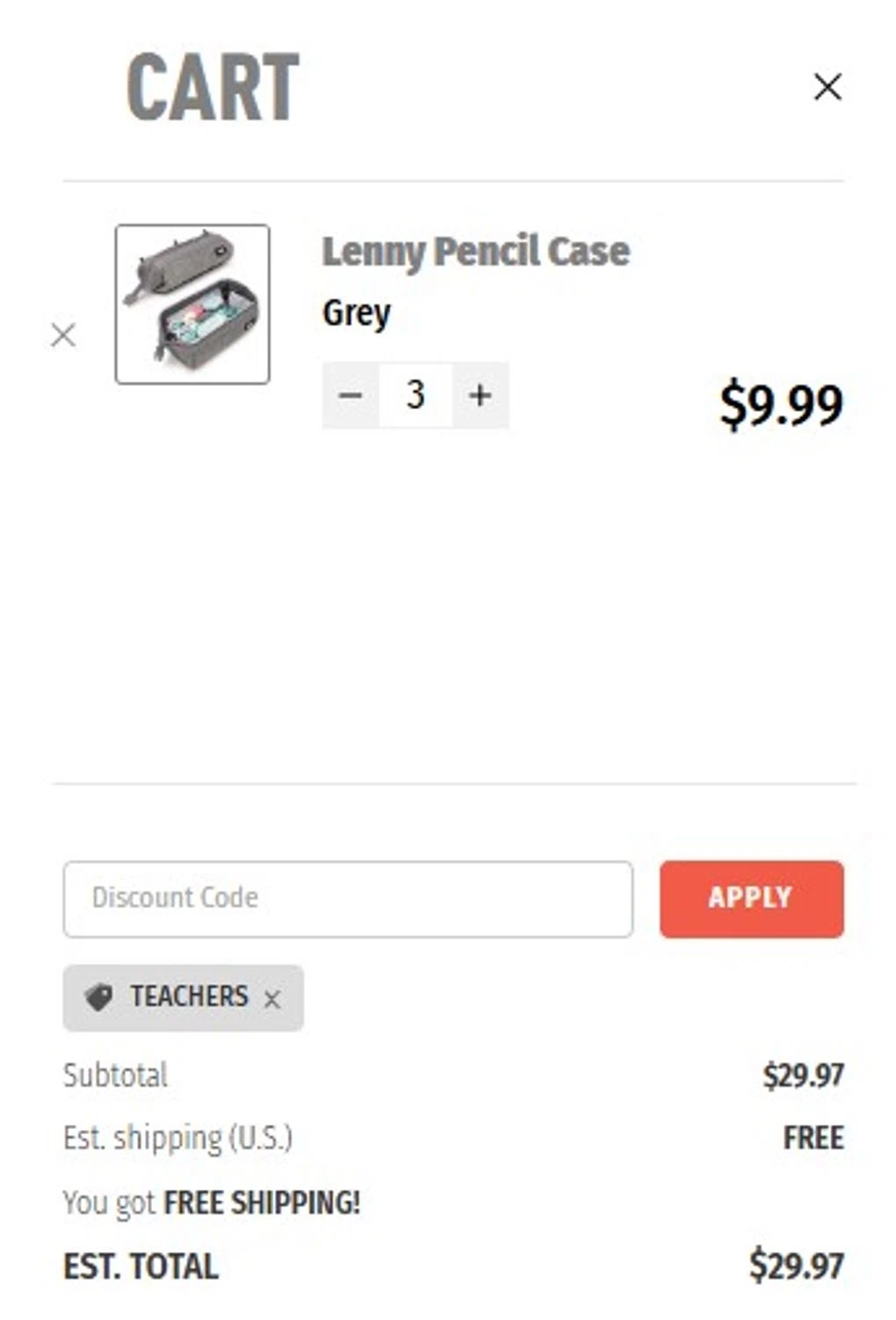 ZIPIT promo code screenshot showing code TEACHERS applied at ZIPIT checkout page. Uploaded by SimplyCodes community member mariroma on Dec 29, 2025