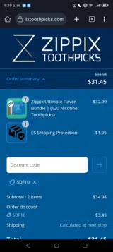 SDF10 coupon verification screenshot
