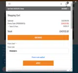 PREBOOK15 coupon verification screenshot