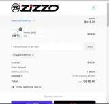 ARISZIZZO12 coupon verification screenshot