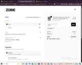 Zobie coupon verification screenshot