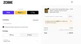 Zobie coupon verification screenshot