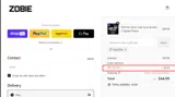 Zobie coupon verification screenshot