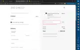 Caroline15 coupon verification screenshot