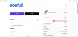 Zoefull coupon verification screenshot