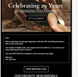 BIRTHDAY20 coupon verification screenshot