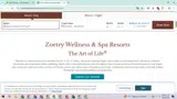 Zoetry Wellness & Spa Resorts coupon verification screenshot