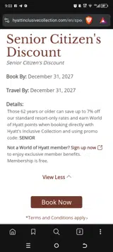 SENIOR coupon verification screenshot