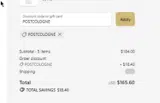 Zoha Aroma coupon verification screenshot