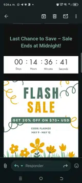 Zoha Aroma coupon verification screenshot