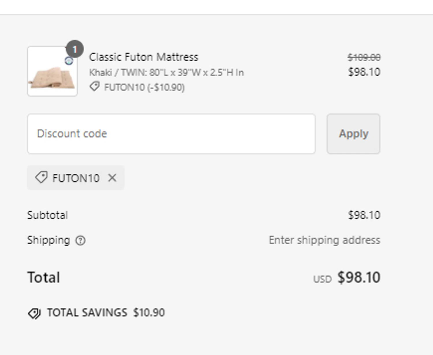 where to use ZonLi promo code box