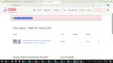 HOLIDAY15 coupon verification screenshot