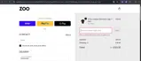 Zoo Fashions coupon verification screenshot