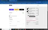 Zoo Fashions coupon verification screenshot