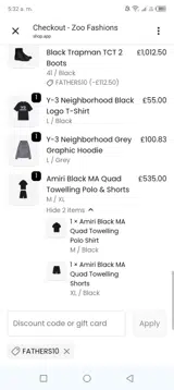 Zoo Fashions coupon verification screenshot