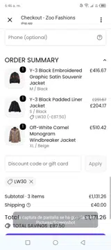Zoo Fashions coupon verification screenshot