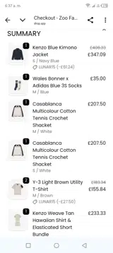 Zoo Fashions coupon verification screenshot