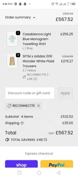 Zoo Fashions coupon verification screenshot