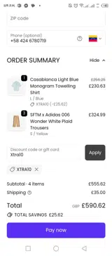 Zoo Fashions coupon verification screenshot