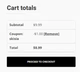 SKISIA coupon verification screenshot