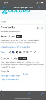FLASH10 coupon verification screenshot