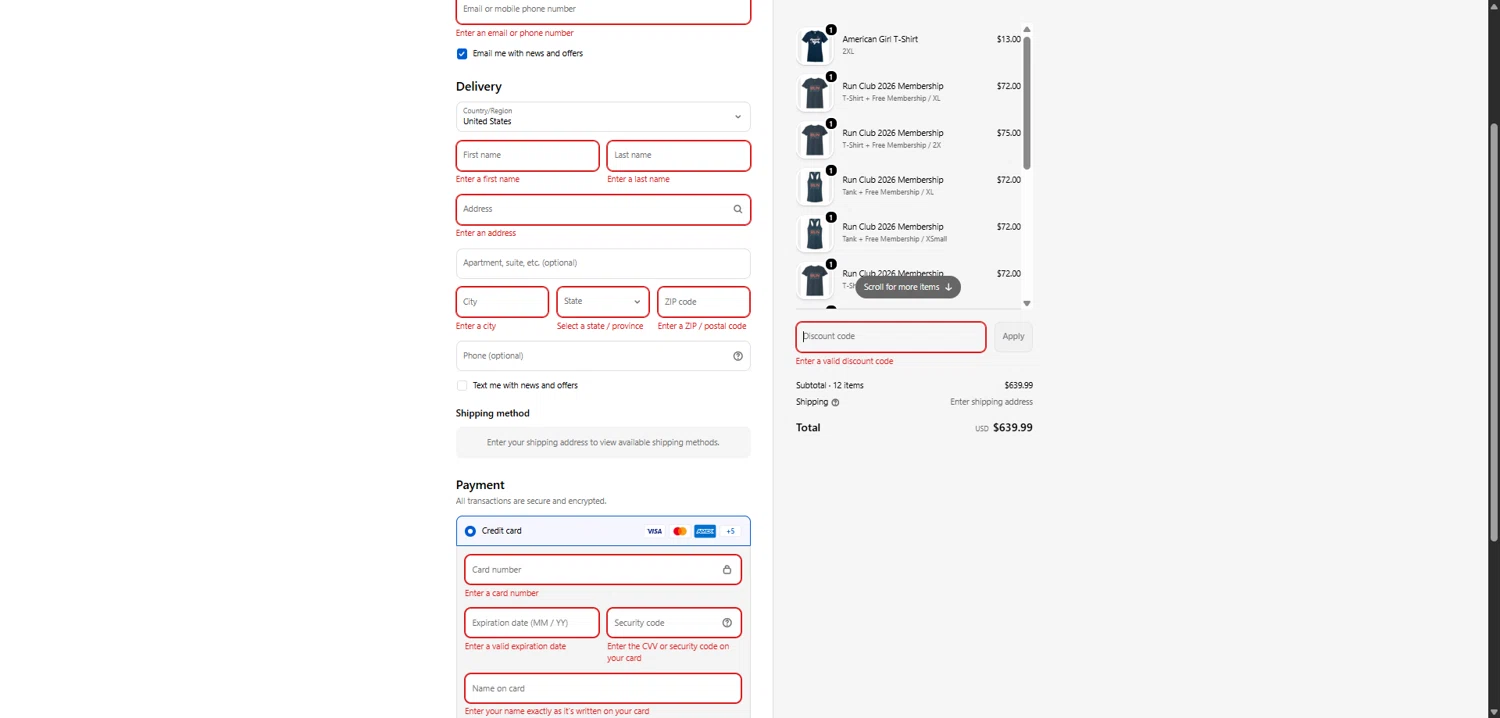 ZOOMA Women's Race Series promo code screenshot showing code friday25 applied at ZOOMA Women's Race Series checkout page. Uploaded by SimplyCodes community member MagnificentTitan6986 on Jan 17, 2026