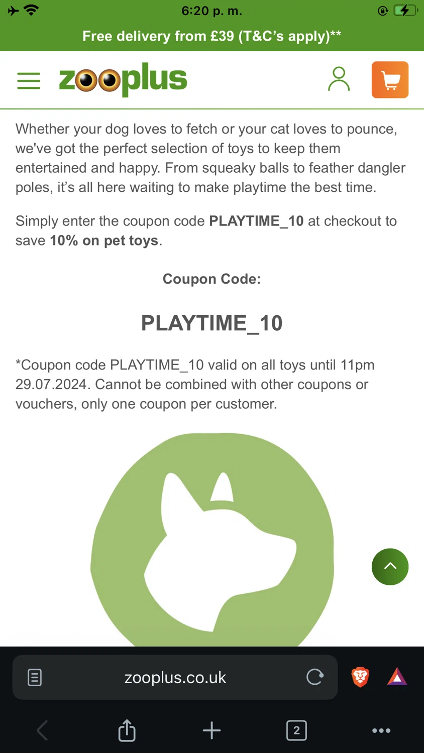 Zooplus UK Coupons 20 Off December 2024