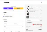 Zound coupon verification screenshot