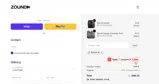 Zound coupon verification screenshot