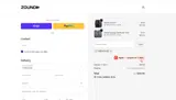 Zound coupon verification screenshot
