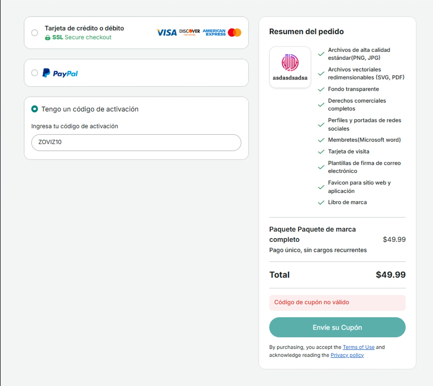 Zoviz coupon code screenshot showing code ZOVIZ10 applied at Zoviz checkout page. Uploaded by SimplyCodes community member Frionel_Pessi on Sep 28, 2025