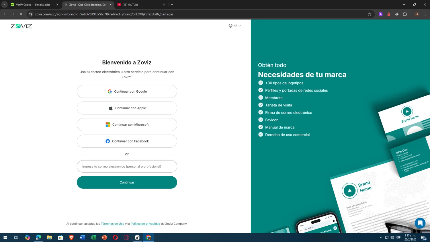 Zoviz coupon code screenshot showing code marina-25 applied at Zoviz checkout page. Uploaded by SimplyCodes community member tonikros on Feb 26, 2025