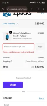 nov50 coupon verification screenshot