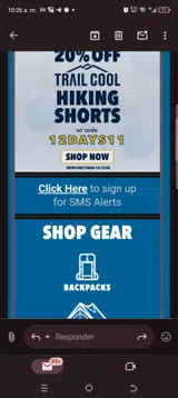 12days11 coupon verification screenshot