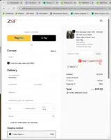 ZSF Hair coupon verification screenshot