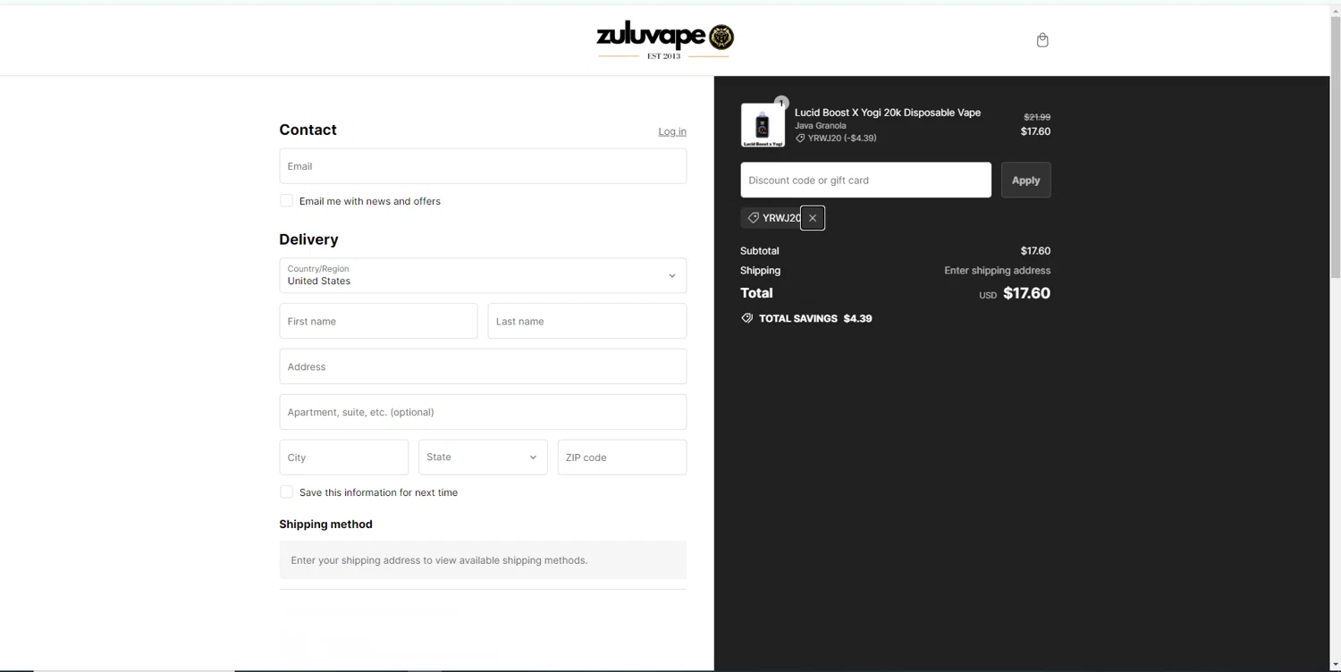 Zuluvape Promo Codes 30 Off September 2024