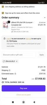 Zurno coupon verification screenshot