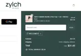 WELCOME15 coupon verification screenshot