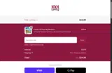 1001 Canvas coupon verification screenshot