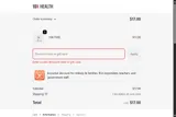 holiday coupon verification screenshot