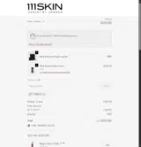 111SKIN15 coupon verification screenshot