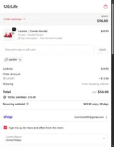 MERRY coupon verification screenshot