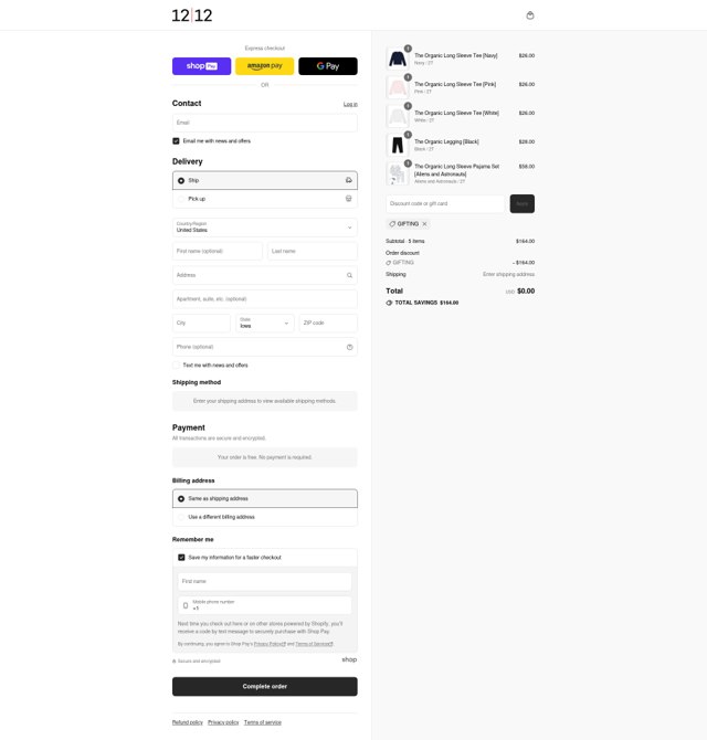 1212 checkout page showing 1212 promo code box | Screenshot taken by SimplyCodes community member on Aug 27, 2025